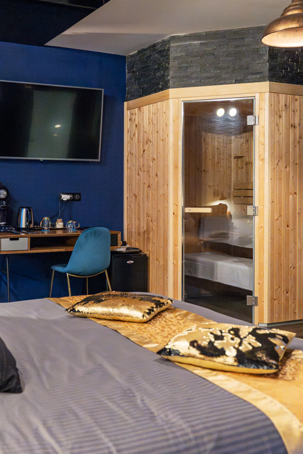 sauna chambre de luxe